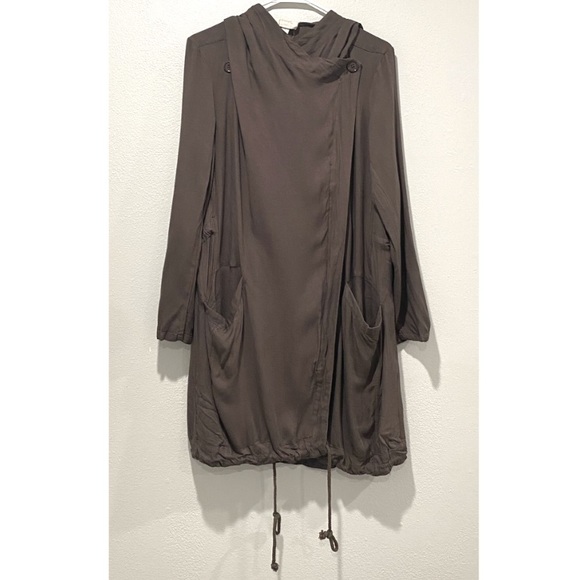Sun & Shadow drape front jacket. Size S - Picture 2 of 6